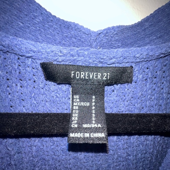 Chunky Sweater Cardigan Forever 21 small - Picture 2 of 8